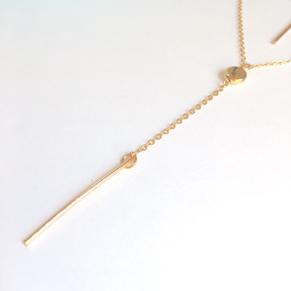 'Calista' Multilayered Necklace Gold - Picture 4 of 4